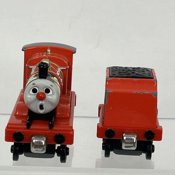 Thomas & Friends Wooden Railway Train Engine & Tender James Goes Buzz Buzz 2003 - Picture 2 of 7